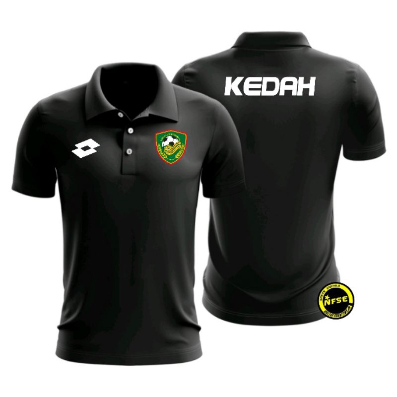 Kedah FC TRAVEL JERSEY 2022 FOOTBALL FUTSALL POLO ทีมอย่างเป็นทางการสวม TOP APPARELS MICROFIBER