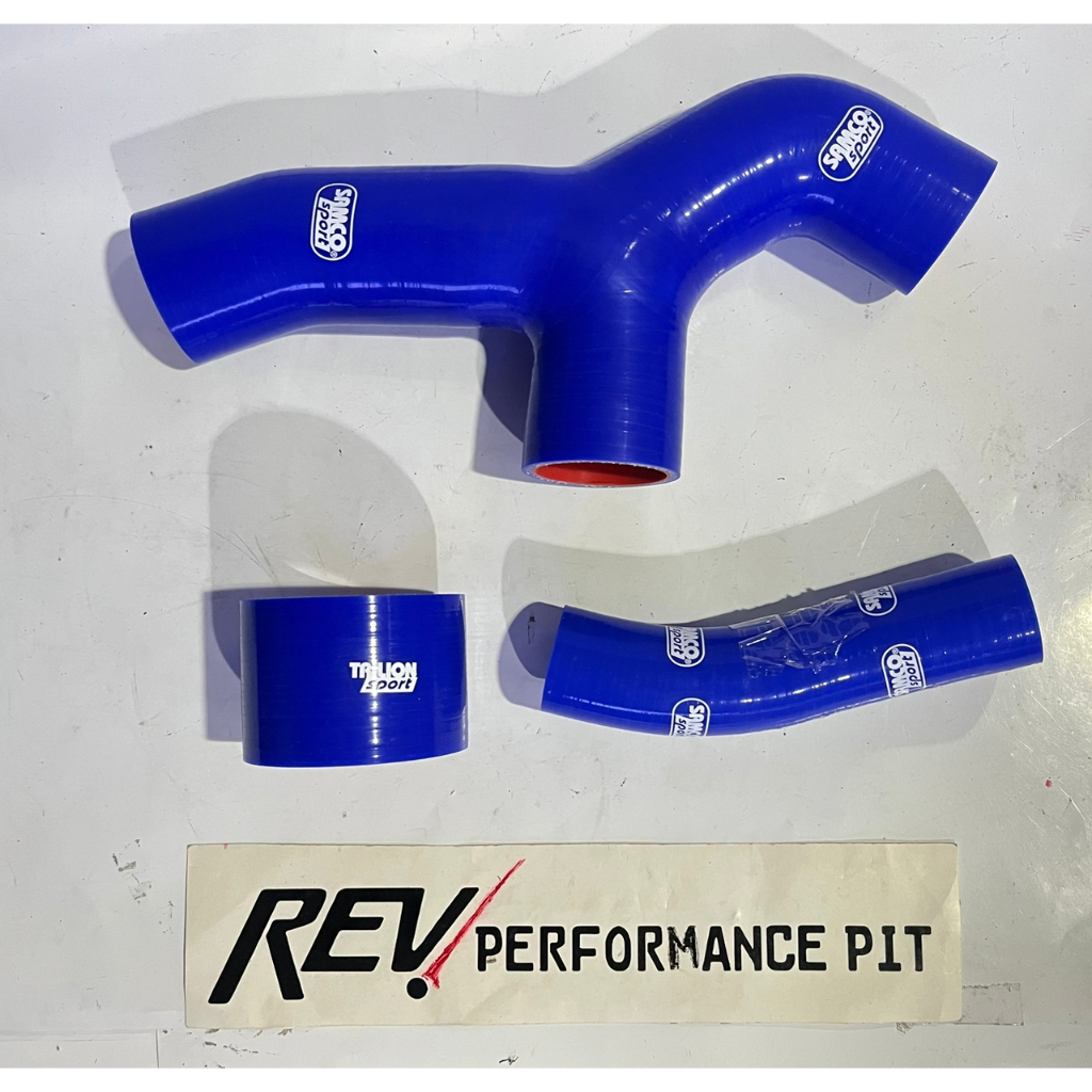 Samco Sport/ Trilion Sport Standard Blue Intercooler Hoses สําหรับ Toyota Supra 2JZ Turbo (3 ชิ้น/เซ