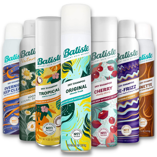 Batiste Dry Shampoo Original Fresh & Clean Fragrance, No Rinse Spray to Refresh Hair in Between Wash