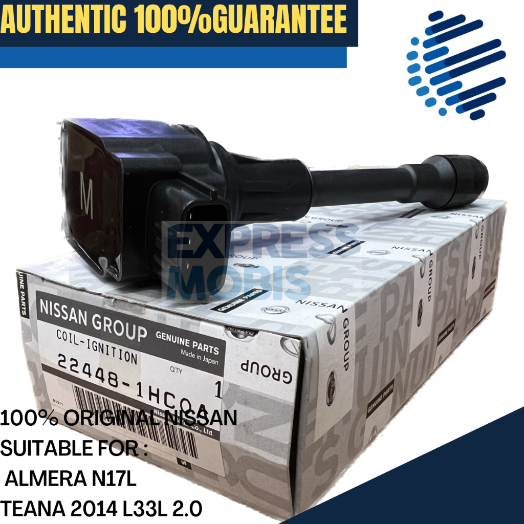 NISSAN ALMERA IGNITION PLUG COIL 22448-1HC0A ALMERA N17L TEANA 2014 L33L 2.0