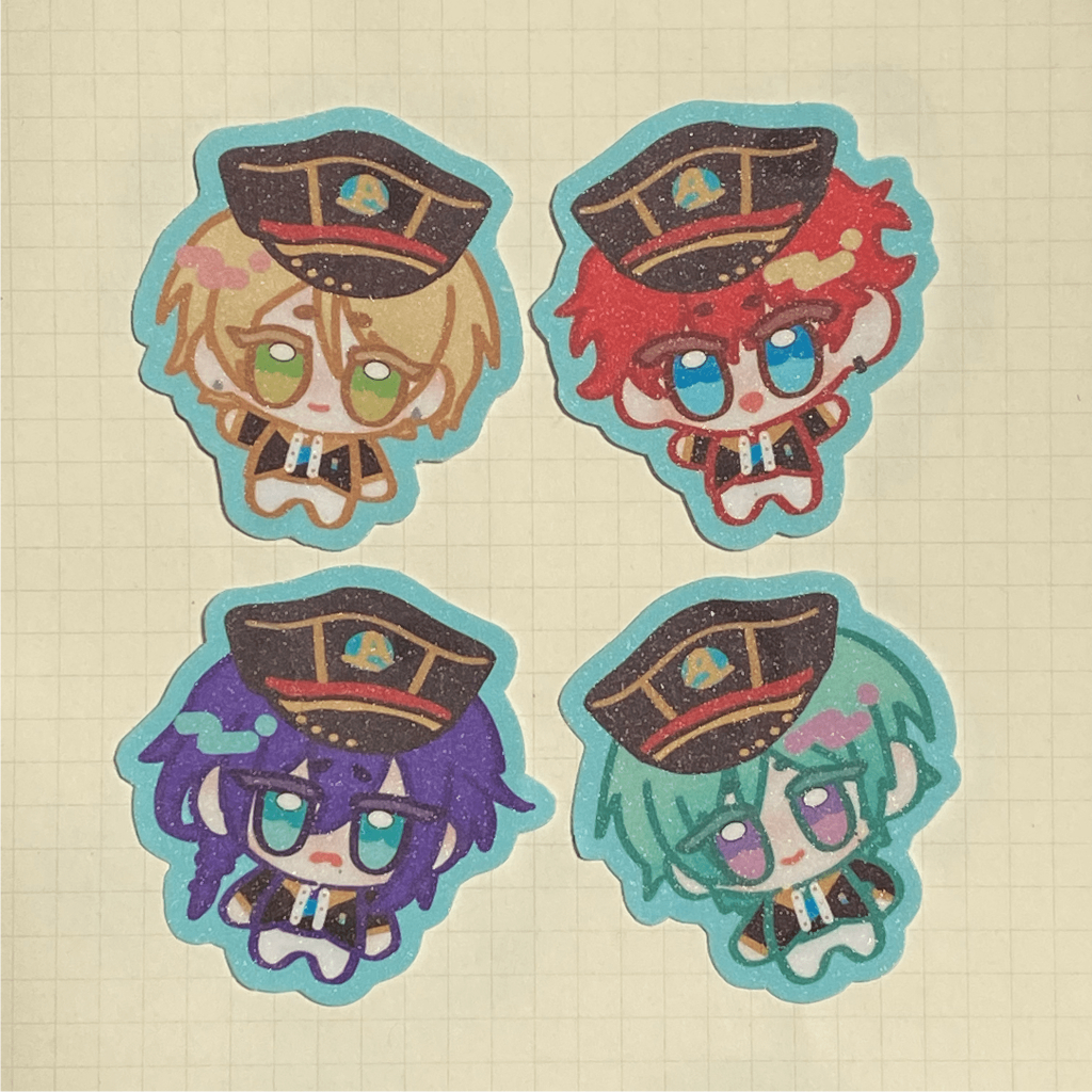 Ensemble stars alkaloid ( hiiro aira mayoi tatsumi ) ชุดสติ๊กเกอร์
