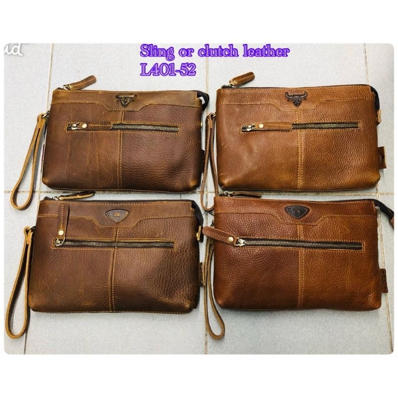 Men Clutch bag kulit Clutch bag Leather