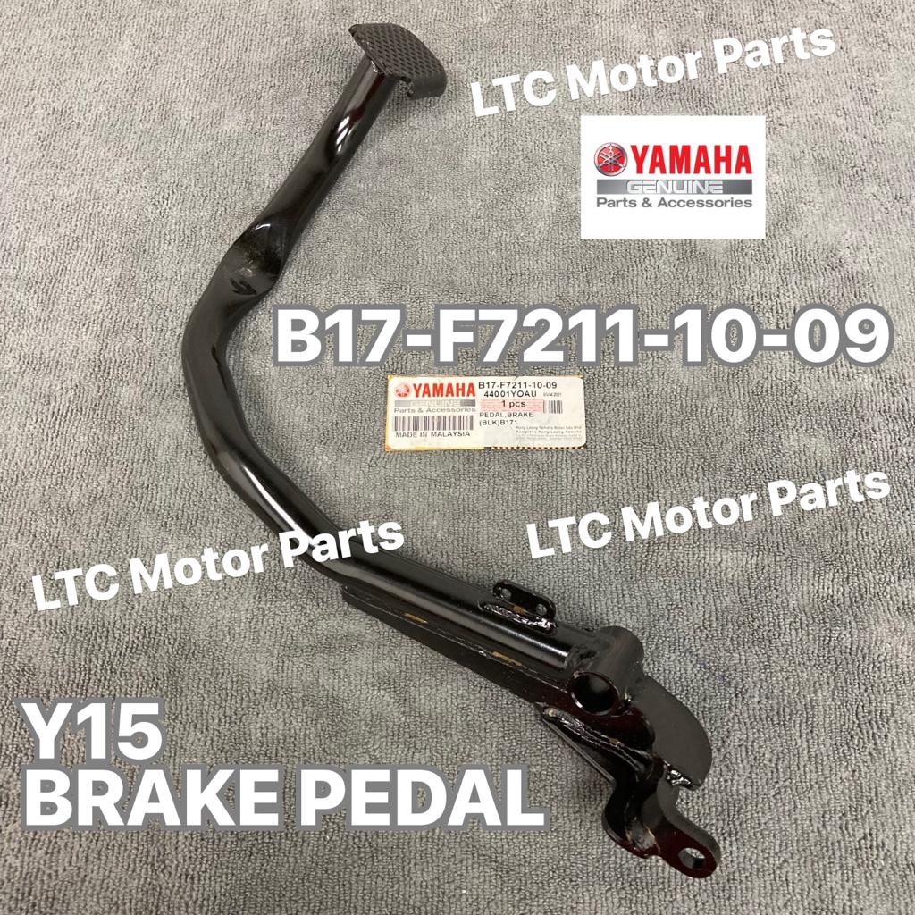 Yamaha Y15 Padel เบรค Y15 Y15z Y15zr 15zr เบรคเหยียบ Padel Kaki Brek (สีดํา) B17-F7211-10-09 100% HL