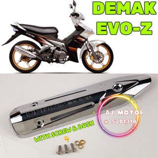 Demak EVO Z ZR ฝาครอบท่อไอเสียสเตนเลส EVOZ110 EVOZ 110 ท่อไอเสีย ชุดเครื่องยนต์ กระจกมองข้าง