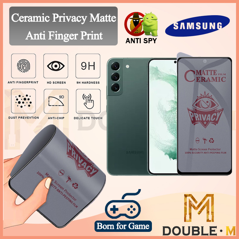 Samsung Galaxy A57/A27/S25/A17/A56/A36/A16/A06/A35 S24 FE Gaming Ceramic Matte Privacy Anti Spy Film