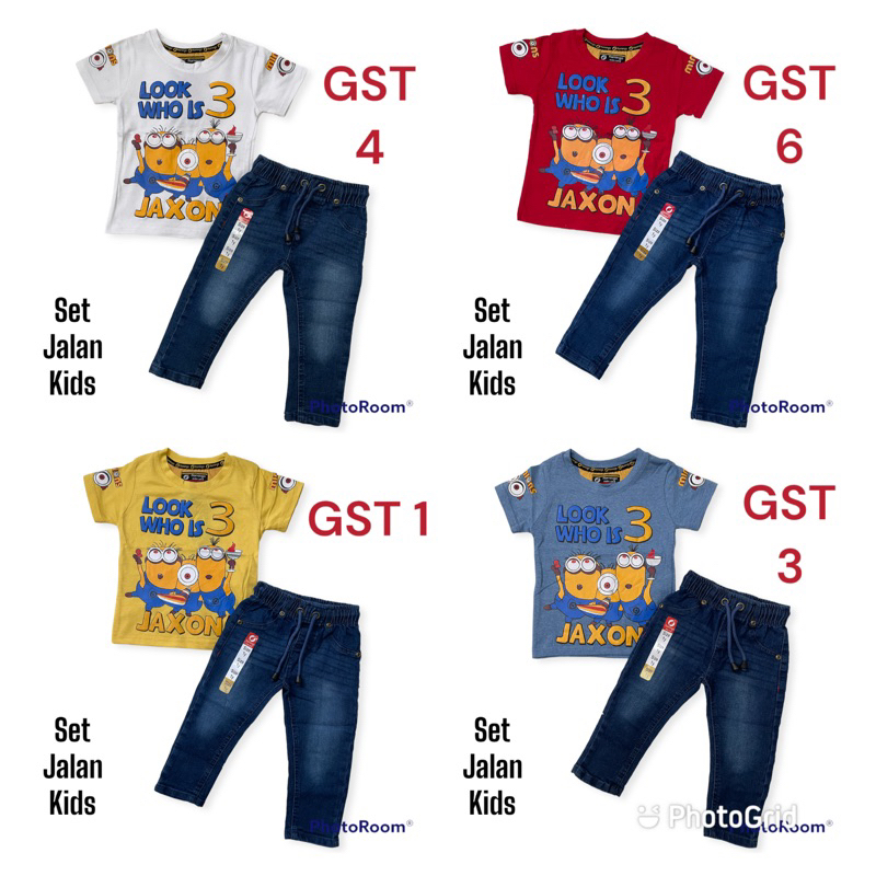 ชุดเสื้อผ้าเด็กผู้ชาย baju Slave เซตผู้ชาย jalan Slave กางเกงขายาว baju Slave baju Slave สินค้าพรีเม