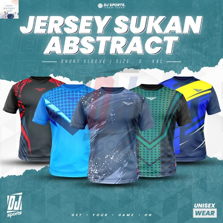 Dj_Sport Jersey เสื้อยืดแขนสั้นบทคัดย่อ / Size :S-2XL