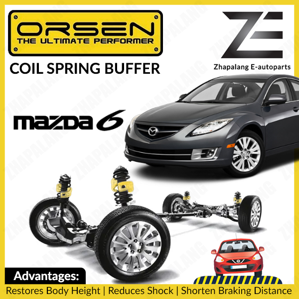 ORSEN CAR COIL SPRING BUFFER POWER CUSHION Mazda 6 GH 2008 - 2012 Mazda6