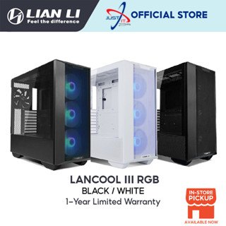 Lian LI LANCOOL III RGB ATX เคส (สีดํา / สีขาว)