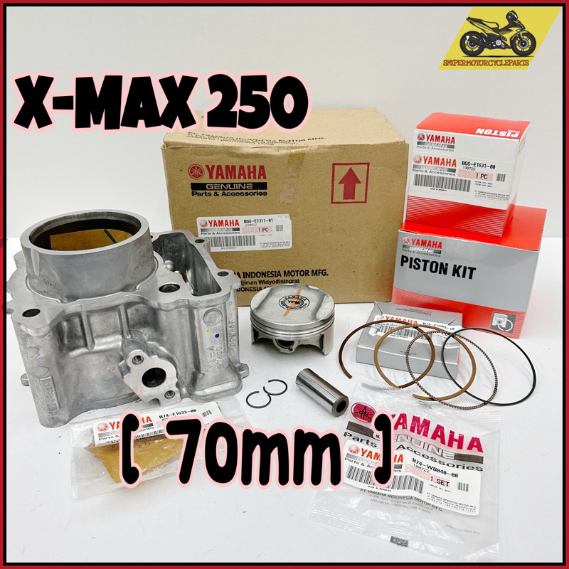 XMAX X MAX 250 X-MAX [70 MM] CERAMIC BLOCK PISTON PIN PISTON RING YAMAHA