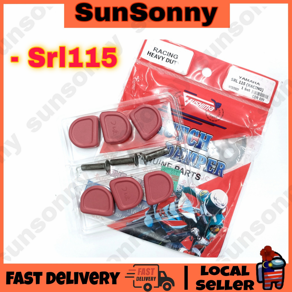 YAMAHA SRL115 LAGENDA 115 SRL115FI SRL RACING CLUTCH DAMPER HEAVY DUTY / RACING CLUTCH RUBBER SET / 