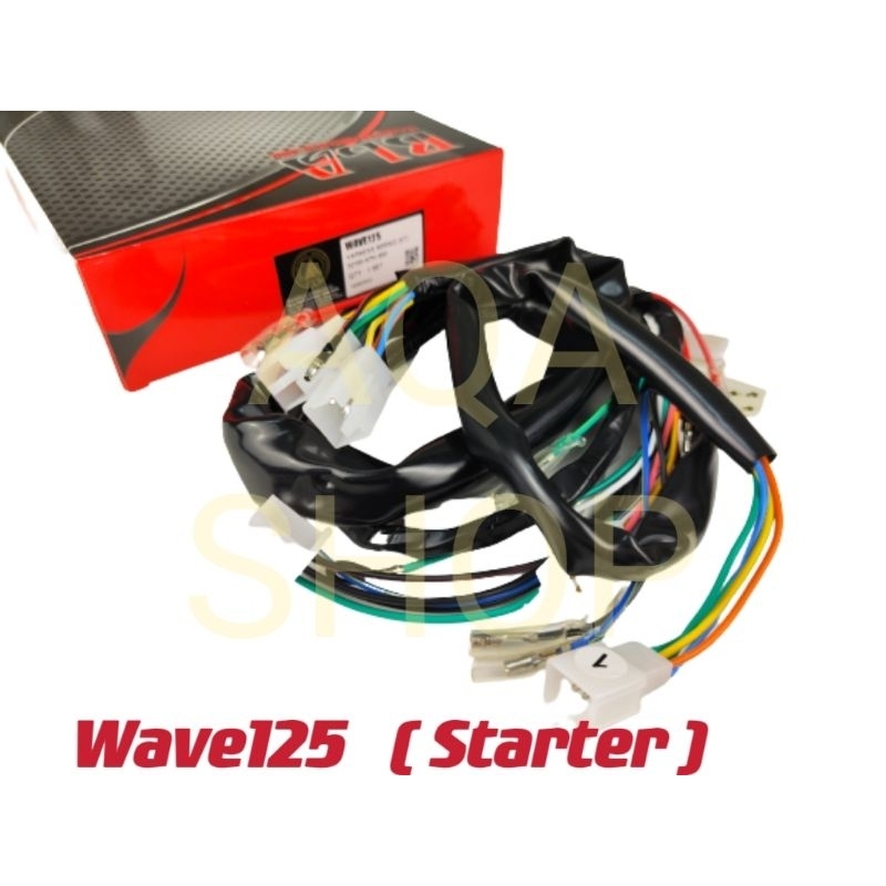 Wave125 Starter St Kick Harness ชุดสายไฟ Wire Wayaring Harness 32100-KPH-650