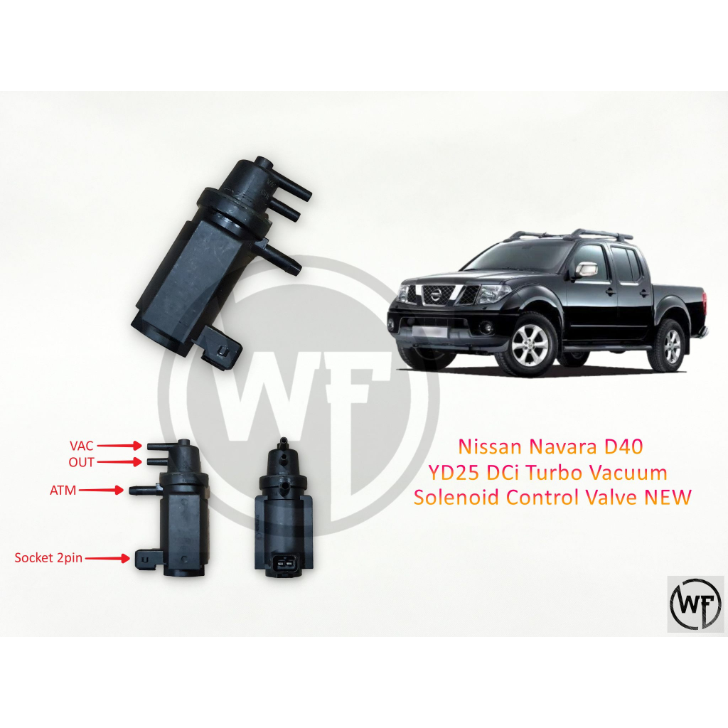 Nissan Navara D40 YD25 YD25DDTi 2.5L DCi ดีเซลเครื่องยนต์ Turbo สูญญากาศ Solenoid ควบคุมวาล์วใหม่