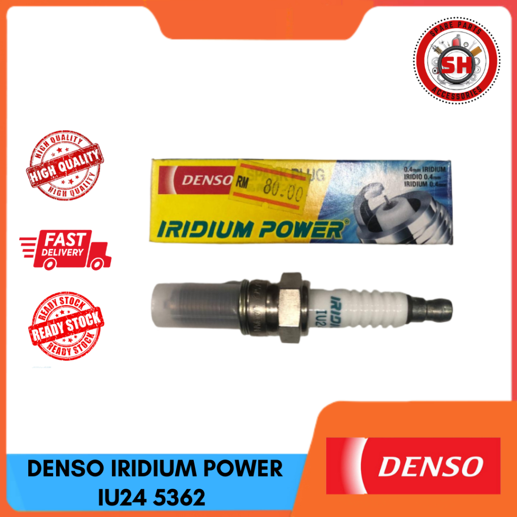 หัวเทียน Denso IU24 5362 หัวเทียนไฟอิริเดียม