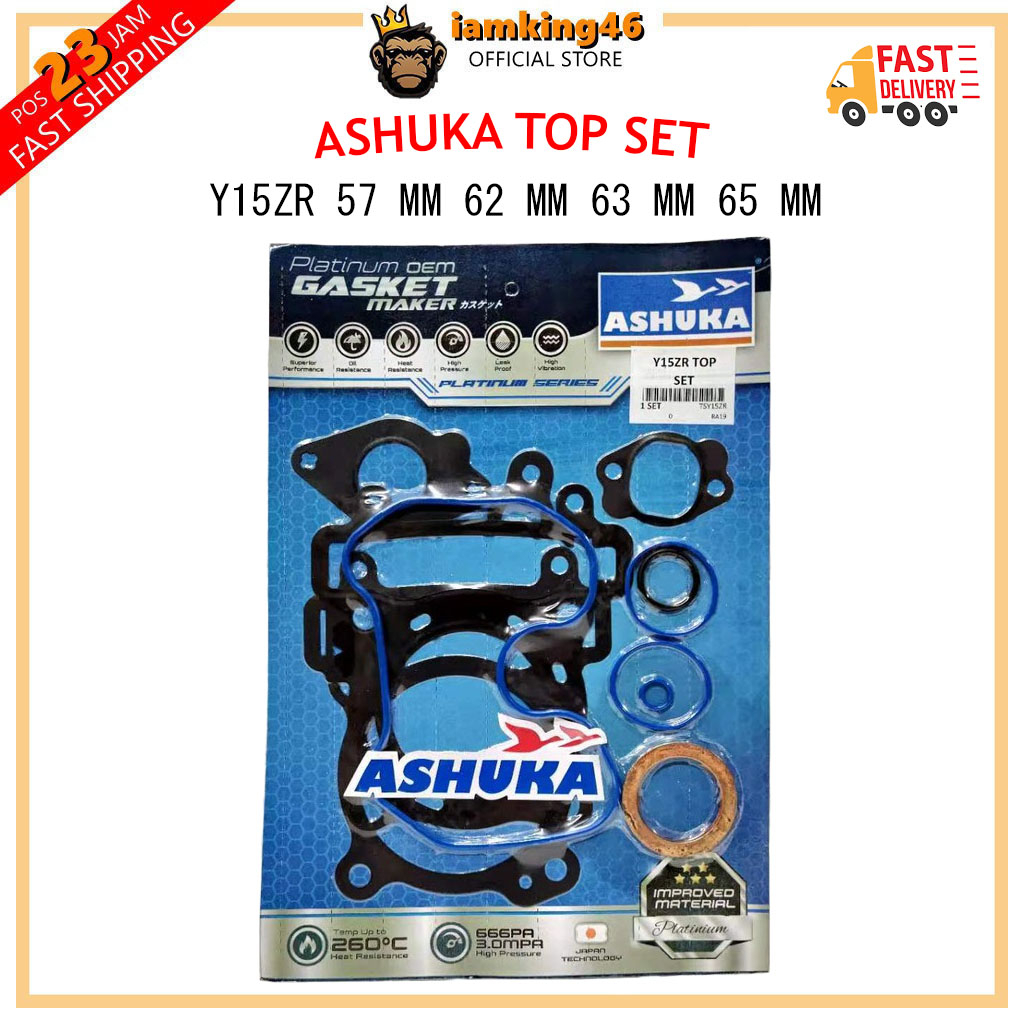 Ashuka Top Set Y15zr 57mm 62mm 63mm 65mm