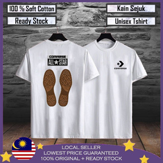 เสื้อยืด ผ้าฝ้าย 100% พิมพ์ลาย ConverseBaju Lelaki พรีเมี่ยม สําหรับผู้ชาย