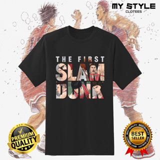 เสื้อยืด ผ้าฝ้าย 100% พิมพ์ลายอนิเมะ The slam dunk baju slam dunk