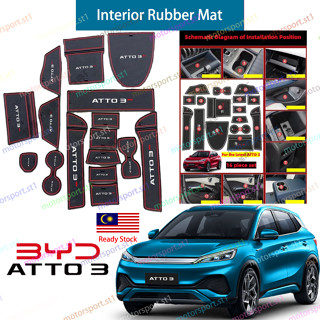 Byd Atto3 2023 แผ่นยางกันลื่น สําหรับ BYD Atto 3