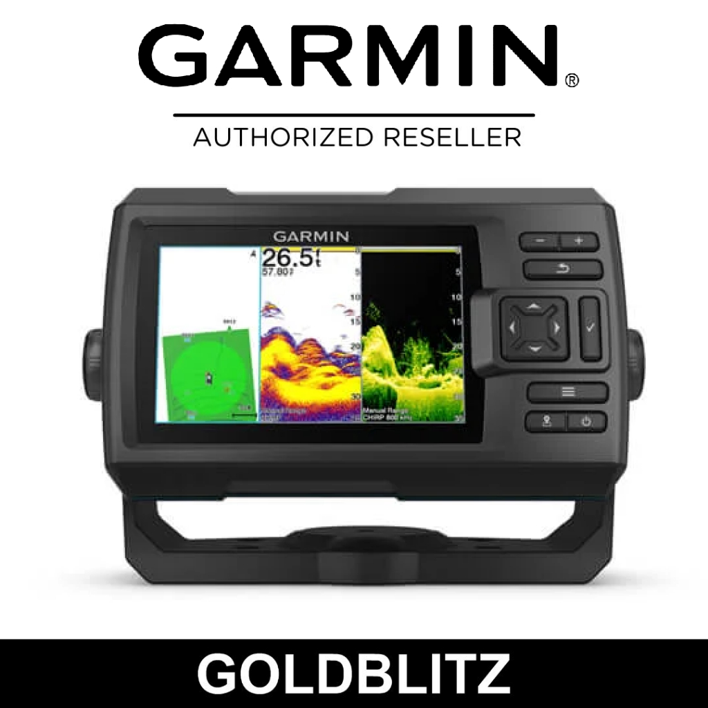 Garmin STRIKER Vivid 5cv - CHIRP Marine Fishfinder พร้อม GPS & ClearVü Sonar 010-02551-03
