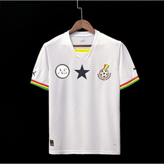 !! เสื้อกีฬาแขนสั้น ลายทีมชาติฟุตบอลชั้นนํา Ghana ชุดเหย้า