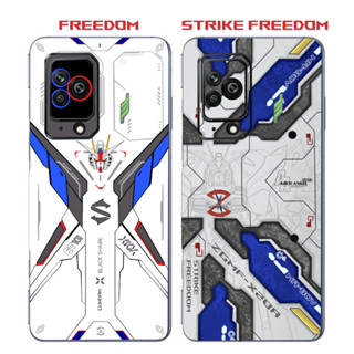 Gundam Freedom Edition แปลงผิวห่อ สําหรับโทรศัพท์ทุกรุ่น BlackShark 5 Series