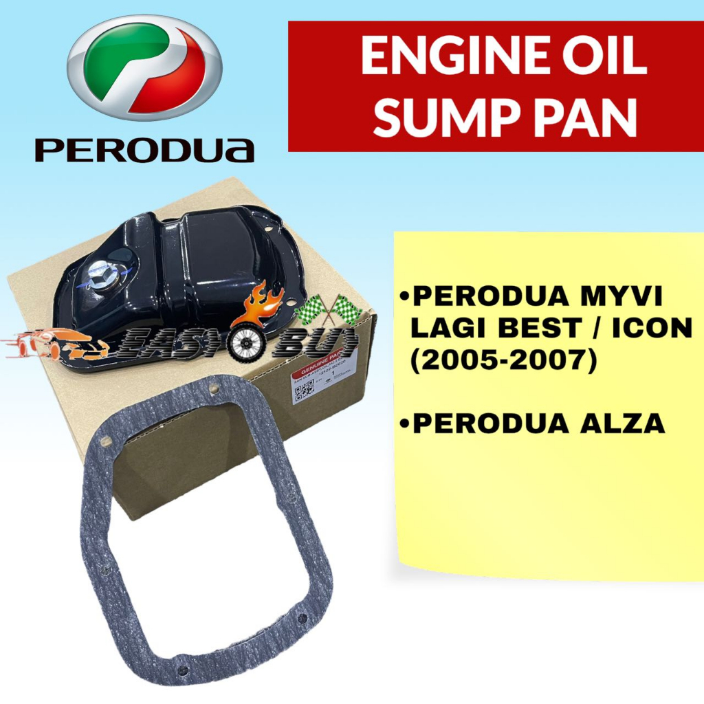 PERODUA MYVI & LAGI BEST / ICON 1.3-1.5 (2005-2017) ALZA ENGINE OIL SUMP / PAN > 12102-BZ020