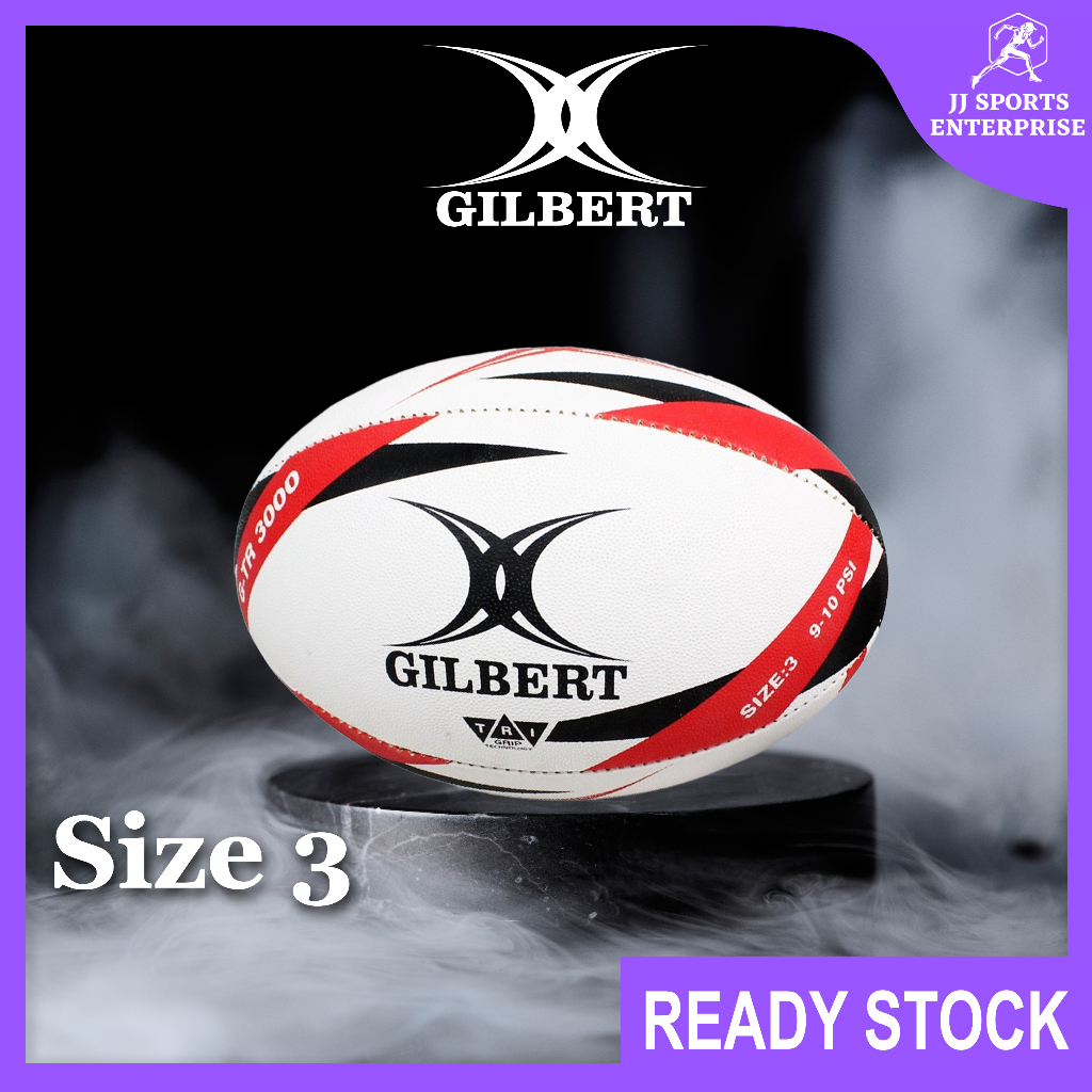 Gilbert Rugby Ball GTR 3000 (ขนาด 3) Gilbert GTR-3000 Rugby Ball Bola Ragbi GTR3000