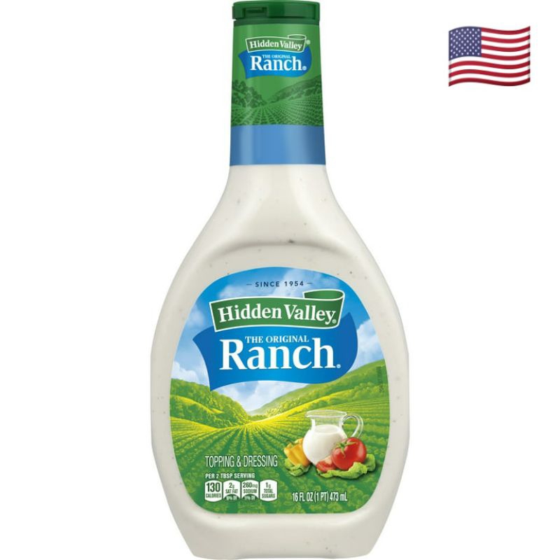 [EXP DEC 23] Hidden Valley Ranch Topping and Dressing 16oz นําเข้าจาก USA 🇺🇸
