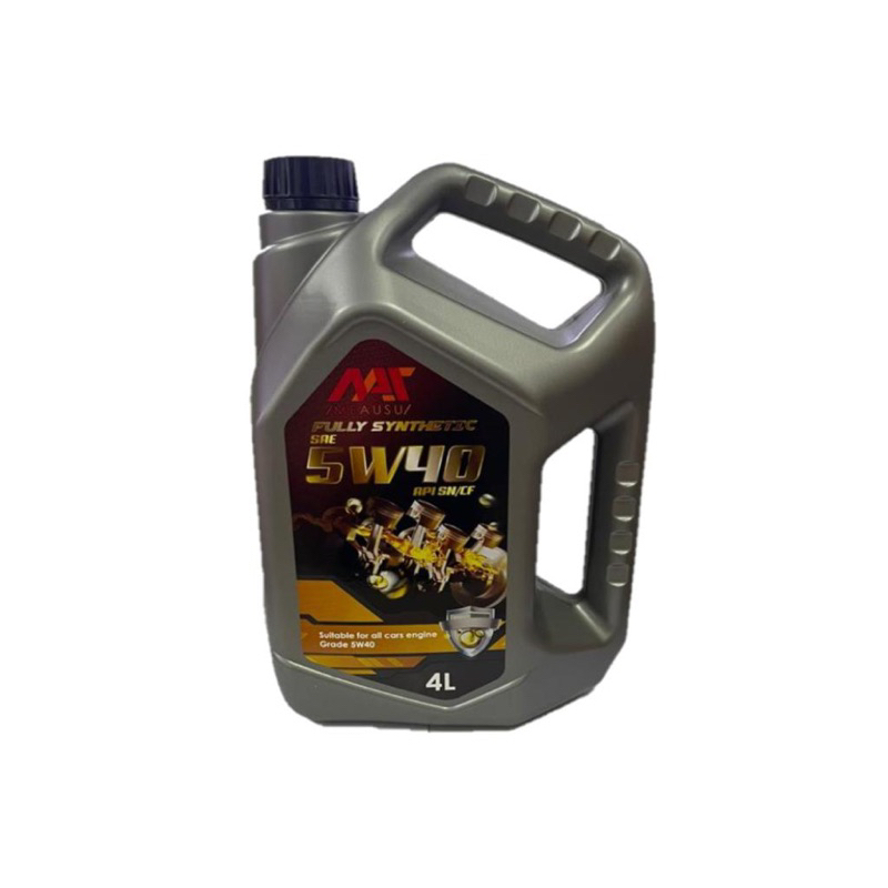 น้ํามันเครื่อง MEAUSU SAE สังเคราะห์แท้ 5W40 4L / Minyak Hitam 5/40 5-40 สังเคราะห์แท้!