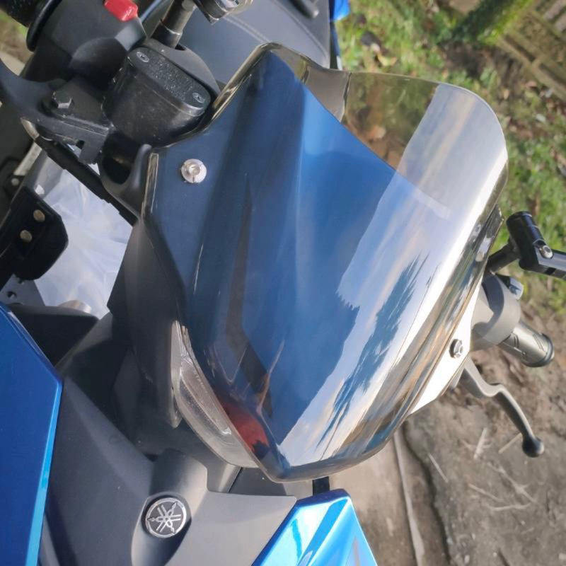 Y16 VISOR COWLING WINDSHIELD VISOR YAMAHA Y16ZR Y16 EXCITER 155 Y16Z ด้านหน้า WINDSCREEN คาร์บอน CLER SMOKE CLEAR