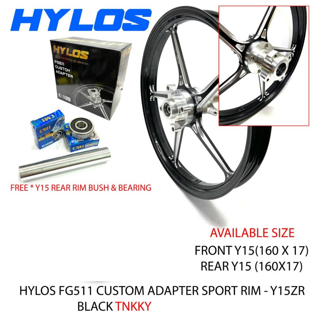 HYLOS FG511 CUSTOM 160/160-17 140/140-17 Y15 Y16 Y15ZR FG 511 ด้านหน้า
