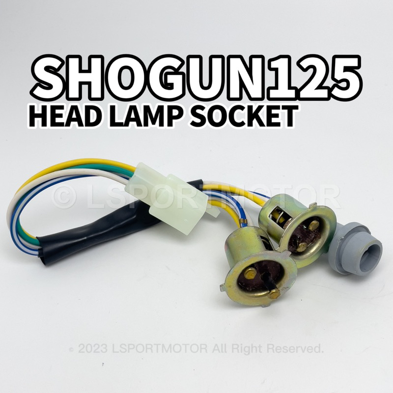 Suzuki SHOGUN125 ซ็อกเก็ตไฟหน้า DEPAN LAMPU KEPALA ซ็อกเก็ตสายไฟ SHOGUN 125