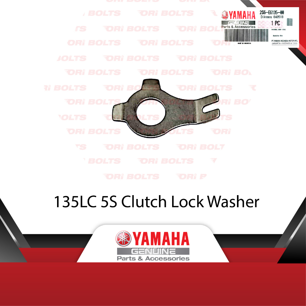Yamaha 135LC 5 Speed (1517 Primary Driven Gear Washer Lock Dalam Mangkuk Clutch - 2S6-E613-00