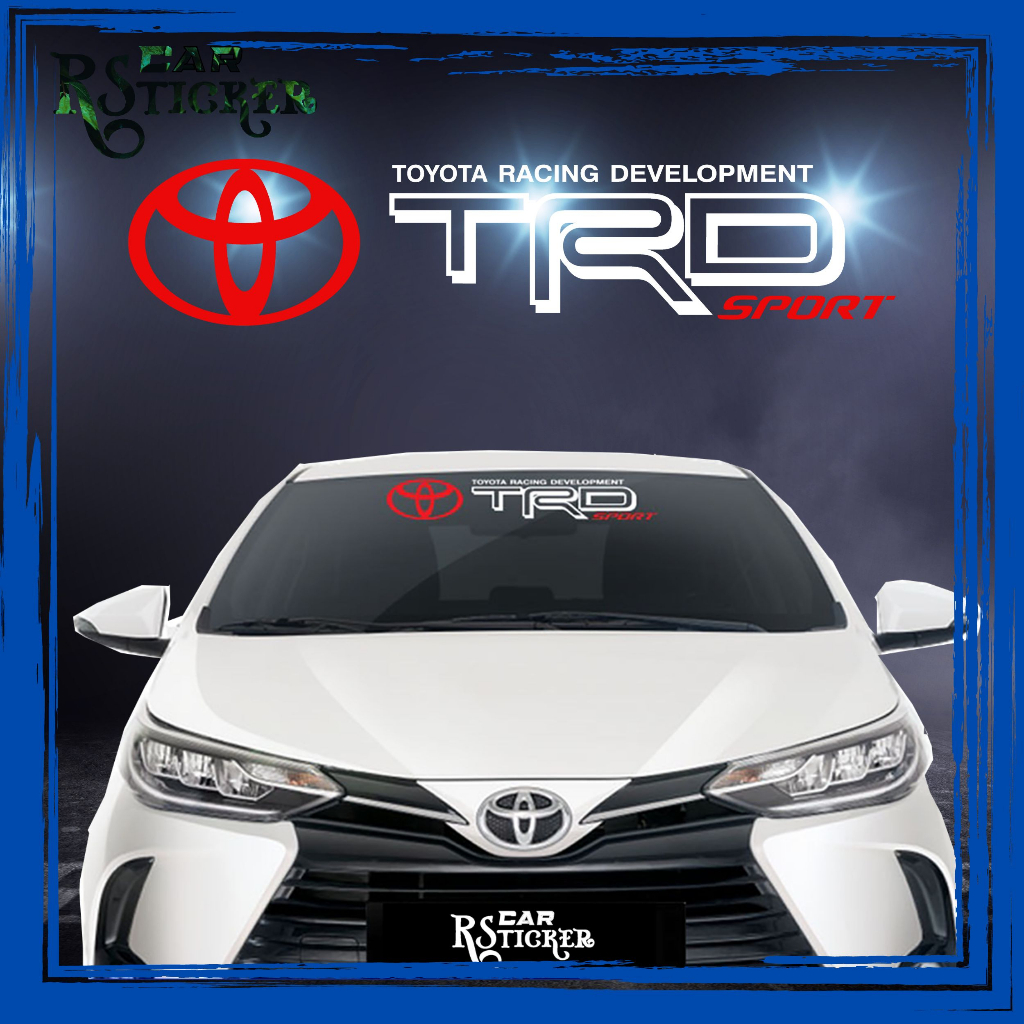 สติ๊กเกอร์ติดรถยนต์ TRD Sport