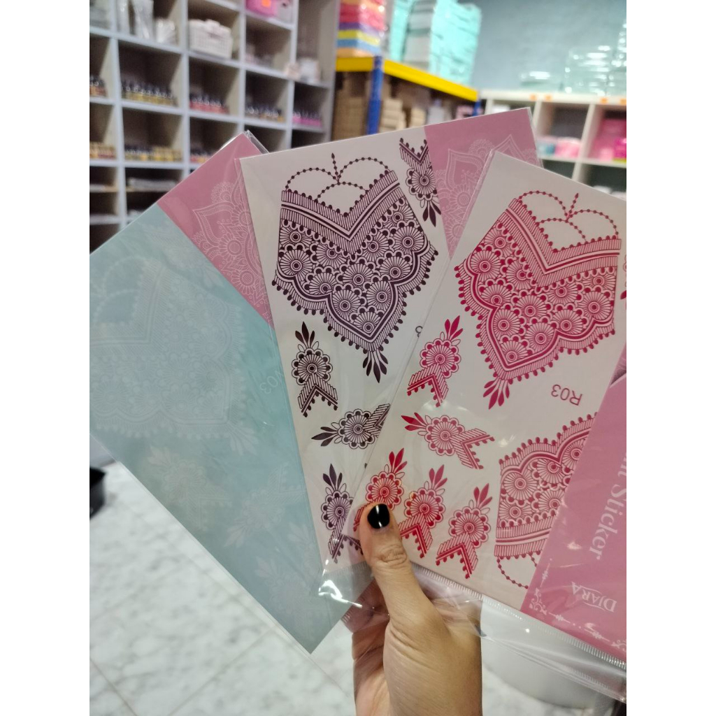 NEW DESIGN HENNA TEMPORARY TATTOO