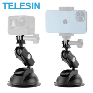 Telesin อุปกรณ์เมาท์ขาตั้งกล้อง หัวบอล 360 องศา สําหรับกล้อง GoPro HERO Insta360 ONE DJI ACTION