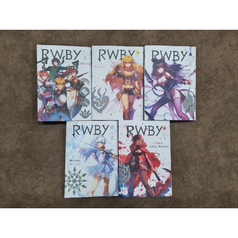 Manga : RWBY Official Manga Anthology เล่ม 1-5 (จบ)(เวอร์ชันภาษาอังกฤษ)