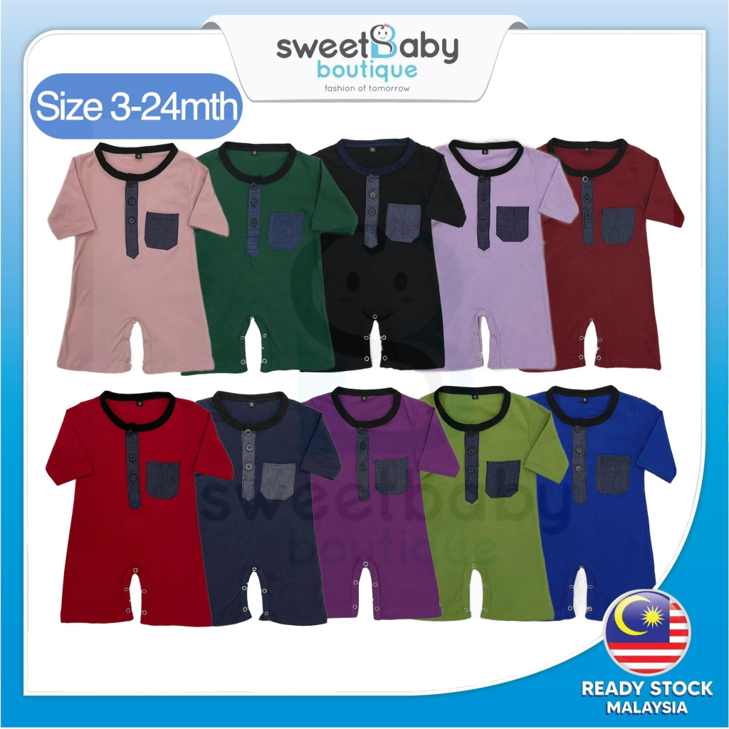 ️Baju Melayu Baby Boy Romper Ray 2026 Clothing One Piece Jumpsuit Bayi Lelaki Boy Kids