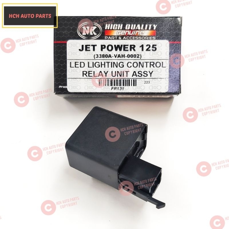 LED LIGHTING CONTROL RELAY UNIT - SYM - JET POWER 125 - P/NO. 3380A-VAH-0002 (NK)