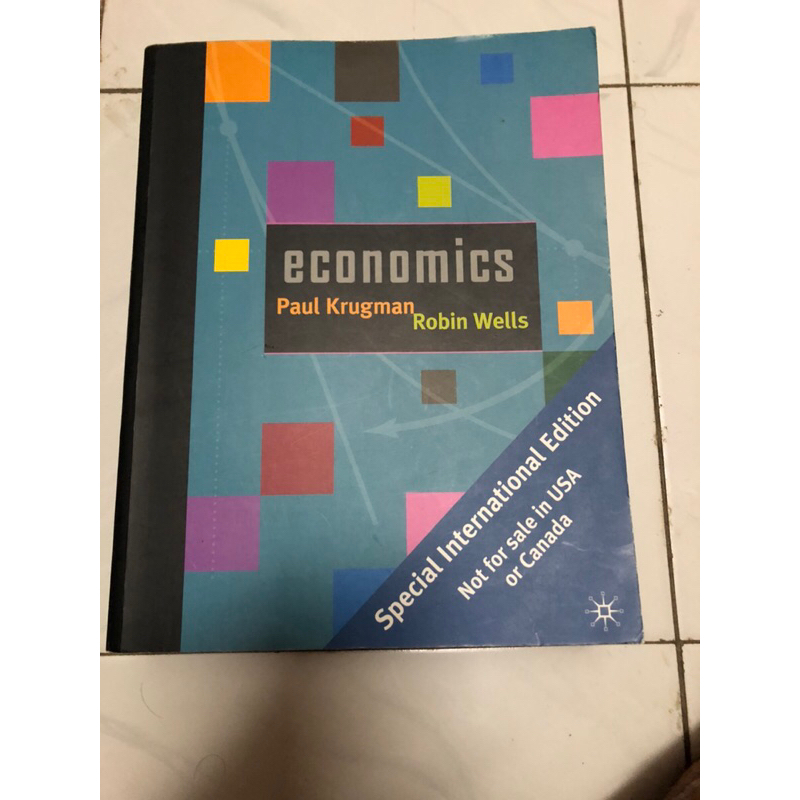 เศรษฐศาสตร์ By Krugman &Wells