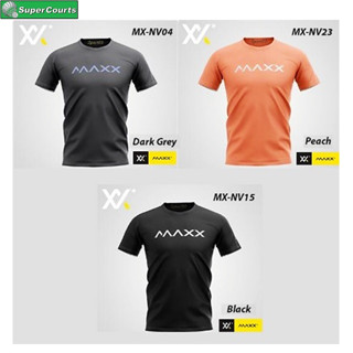 Maxx เสื้อเชิ้ต แห้งพอดี คุณภาพสูง แบดมินตัน แฟชั่น เสื้อกีฬา -(1 ชิ้น)