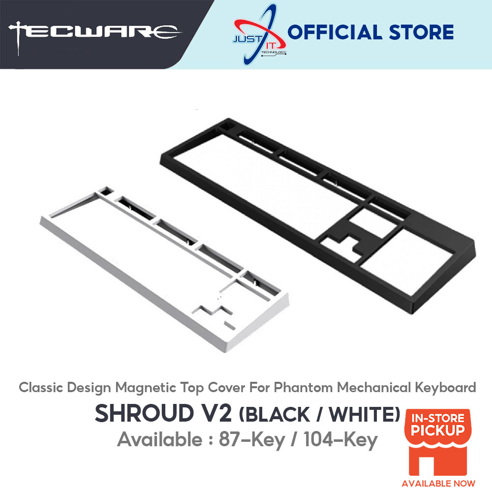 Tecware Shroud V2 ฝาครอบคีย์บอร์ดคลาสสิก สําหรับ Phantom Full SIZE (104 Key / TKL SIZE 87 Key)