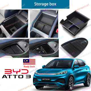 Byd Atto 3 2023 กล่องเก็บของที่พักแขน คอนโซลกลาง ด้านหน้า อุปกรณ์เสริม สําหรับ BYD Atto3 2023