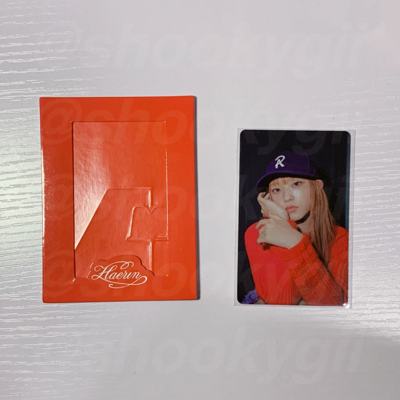 [WTS] NEWJEANS HAERIN OMG MESSAGE CARD WEVERSE POB SET