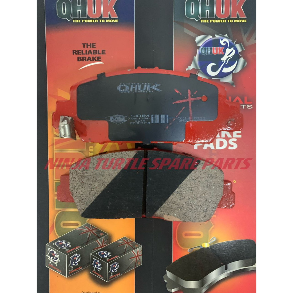 ชุดผ้าเบรคดิสก์เบรกหน้าHonda Accord T2A 2013-2019 / HRV HR-V T7A RU5 / Odyssey RC1 2.4 ผ้าดิสก์เบรก 