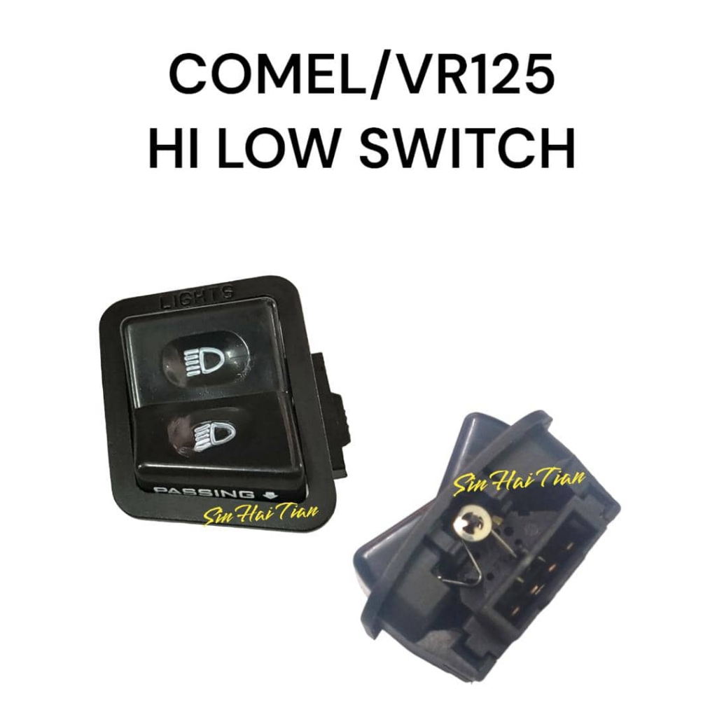 COMEL MZ/ VR125 HI LOW SWITCH BUTTON ACLASS