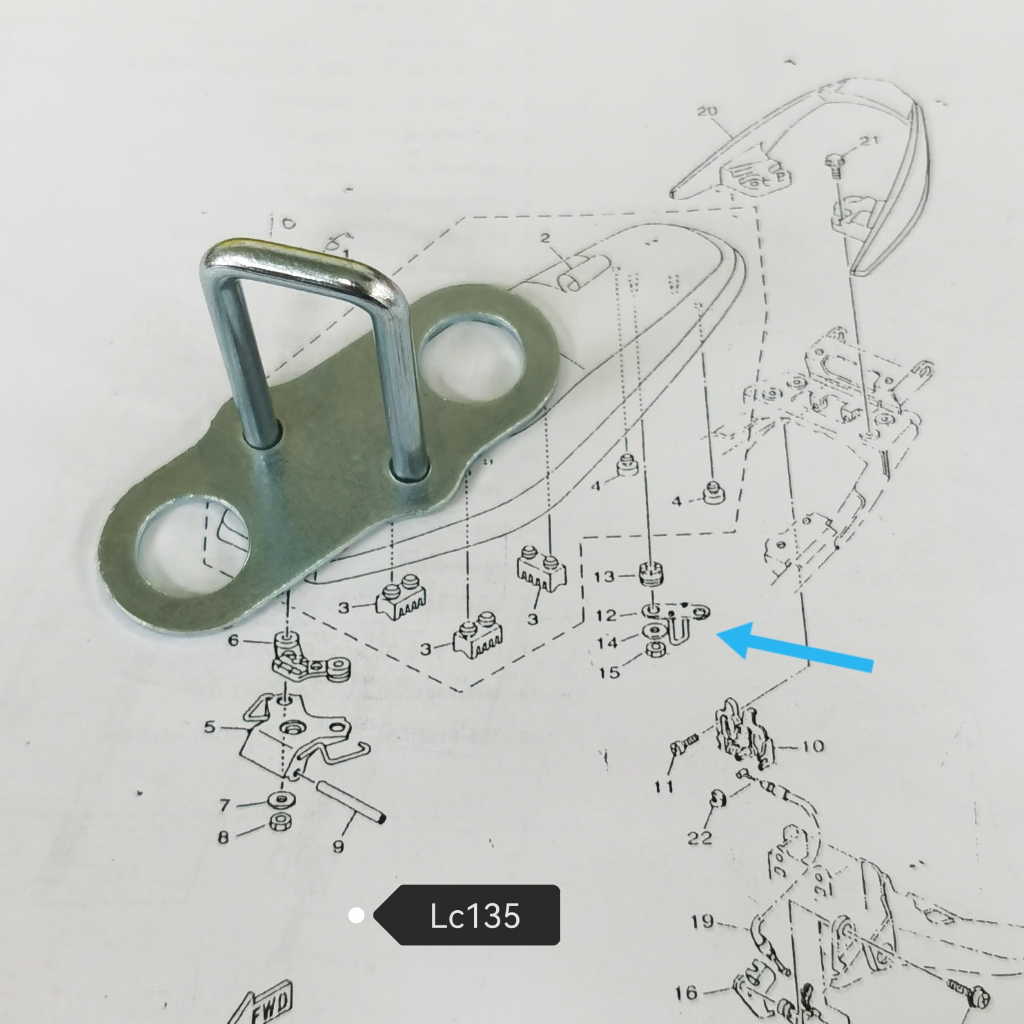 LC135 ที่นั่ง BRACKET SEAT LOCK LC135 LOCK ที่นั่ง BRACKET LC135 ที่นั่ง HOCK LC