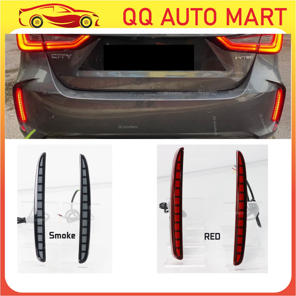 Honda City 2022-2023 กันชนหลัง Hatchback Led Reflector