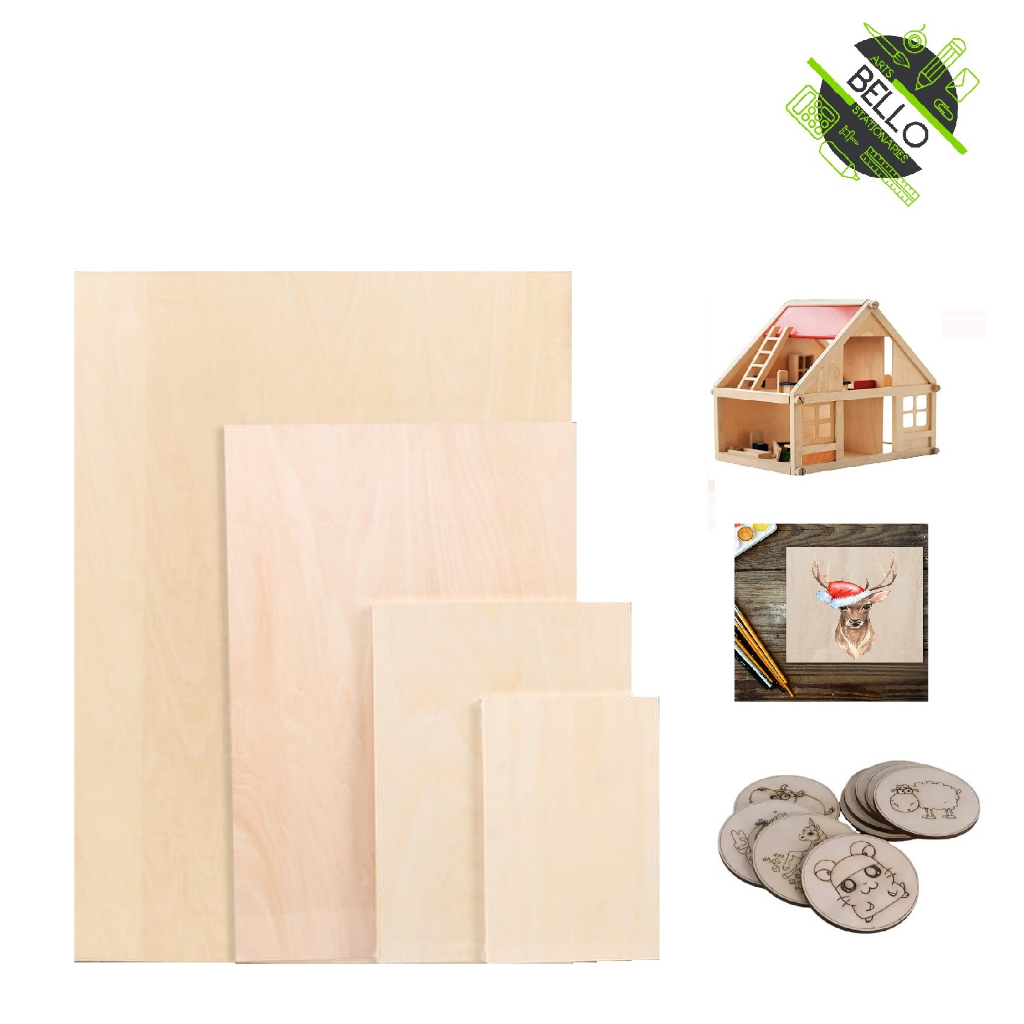 [Rectangle] ไม้แกะสลัก Lino Board A2/A3/A4/A5