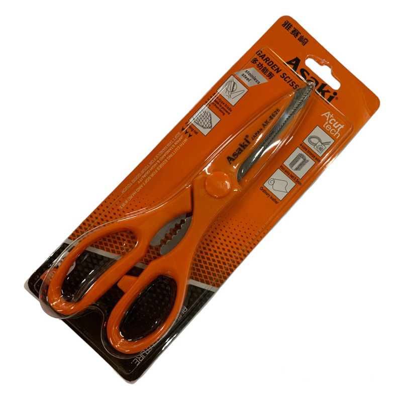 อาซากิ® MULTI FUNCTIONAL SCISSOR 8"/200MM @AK8626